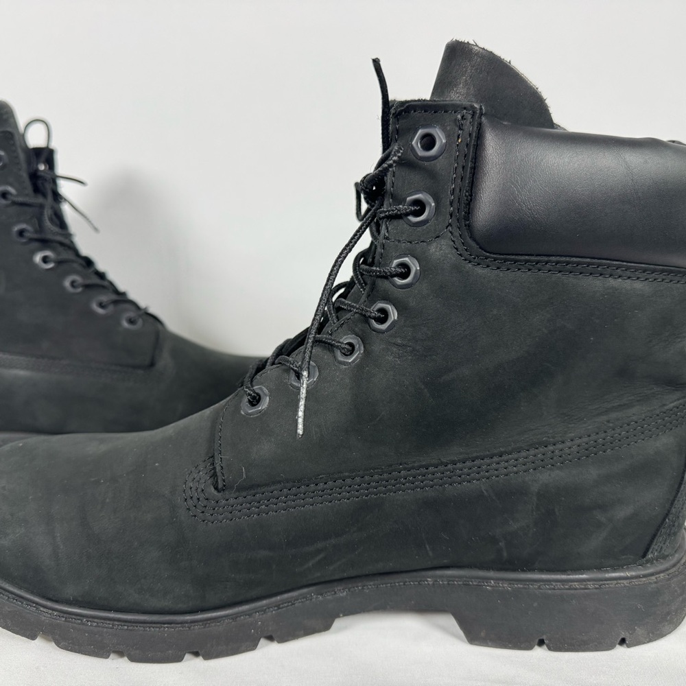 Timberland Men's Premium 6” Waterproof Boots Black Size 10.5 Wide - Picture 8 of 16